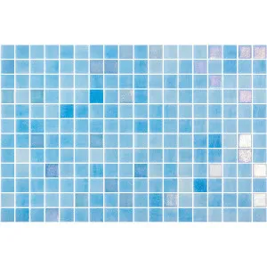 Opalescent Opalite Celeste Gloss Glass Structured Mosaic by Beaumont Tiles, a Mosaic Tiles for sale on Style Sourcebook