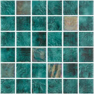 Penta Vanguard Iridis Emerald Gloss Glass Structured Mosaic by Beaumont Tiles, a Mosaic Tiles for sale on Style Sourcebook