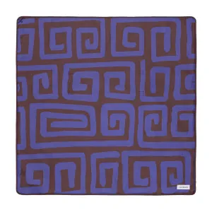 Mylo Indigo and Chocolate Beach Mat by Miss Amara, a Contemporary Rugs for sale on Style Sourcebook
