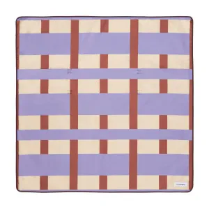 Isandro Lavendar and Sand Beach Mat by Miss Amara, a Contemporary Rugs for sale on Style Sourcebook