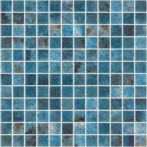 Vanguard Moana Blue Glass Structured Mosaic by Beaumont Tiles, a Mosaic Tiles for sale on Style Sourcebook
