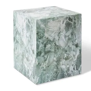 Jameka Side Table Resin - 38 x 38 x 45cm by Elme Living, a Side Table for sale on Style Sourcebook
