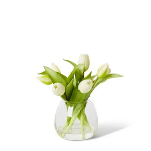 Tulip Petite White - 21 x 21 x 25cm by Elme Living, a Plants for sale on Style Sourcebook