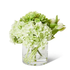 Hydrangea Tulip Mix  - 34 x 34 x 28cm by Elme Living, a Plants for sale on Style Sourcebook
