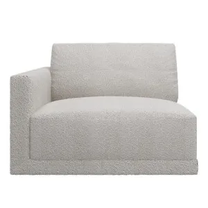 Haven Boucle Pumice Left Arm Facing Chair Module by James Lane, a Sofas for sale on Style Sourcebook