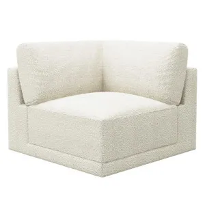 Haven Boucle Ivory Corner Sofa Chair Module by James Lane, a Sofas for sale on Style Sourcebook