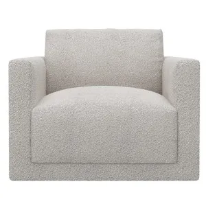 Haven Boucle Pumice Swivel Chair by James Lane, a Chairs for sale on Style Sourcebook
