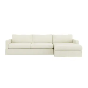 Sunday Tribute Ice Chaise Sofa - 3 Seater by James Lane, a Sofas for sale on Style Sourcebook