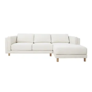 Hayes California Ivory Chaise Sofa - 3 Seater by James Lane, a Sofas for sale on Style Sourcebook