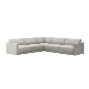 Haven Boucle Pumice Modular Sofa - 7 Seater by James Lane, a Sofas for sale on Style Sourcebook