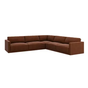 Haven Muse Rust Modular Sofa - 7 Seater by James Lane, a Sofas for sale on Style Sourcebook