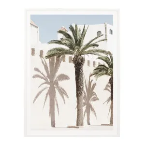 Desert Wall White Framed Print - 85cm x 114cm by James Lane, a Prints for sale on Style Sourcebook