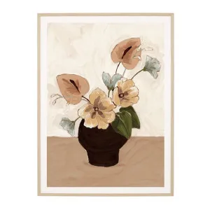 Spring Bouquet Natural Veneer Framed Print - 85cm x 114cm by James Lane, a Prints for sale on Style Sourcebook
