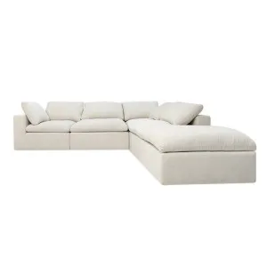 Cloud Muse Flax Modular Sofa - 5 Piece by James Lane, a Sofas for sale on Style Sourcebook