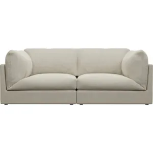 Finley Muse Flax Modular Sofa - 2 Seater by James Lane, a Sofas for sale on Style Sourcebook