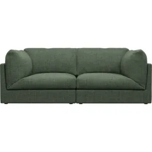 Finley Tribute Dark Jade Modular Sofa - 2 Seater by James Lane, a Sofas for sale on Style Sourcebook