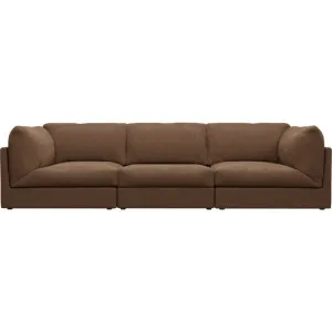 Finley Tribute Chestnut Modular Sofa - 3 Seater by James Lane, a Sofas for sale on Style Sourcebook