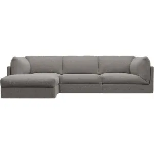 Finley Boucle Pumice Modular Sofa - 3 Seater and Ottoman by James Lane, a Sofas for sale on Style Sourcebook