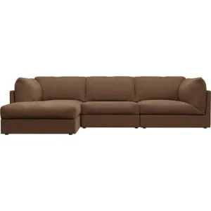 Finley Tribute Chestnut Modular Sofa - 3 Seater and Ottoman by James Lane, a Sofas for sale on Style Sourcebook