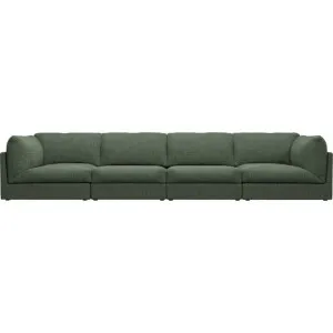 Finley Tribute Dark Jade Modular Sofa - 4 Seater by James Lane, a Sofas for sale on Style Sourcebook
