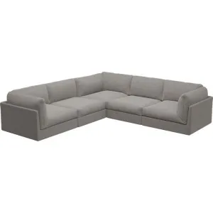 Finley Boucle Pumice Corner Sofa - 5 Seater by James Lane, a Sofas for sale on Style Sourcebook