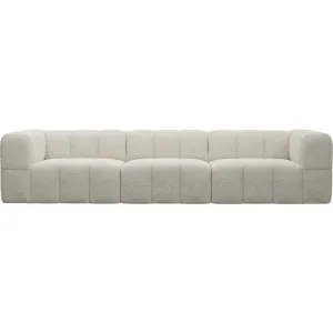 Lucello Boucle Ivory Modular Sofa - 3 Piece by James Lane, a Sofas for sale on Style Sourcebook