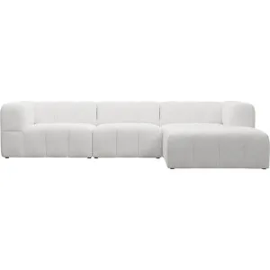 Lucello Noa Fog Modular Sofa with Ottoman - 4 Piece by James Lane, a Sofas for sale on Style Sourcebook