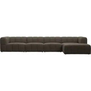 Lucello Muse Mink Modular Sofa with Ottoman - 5 Piece by James Lane, a Sofas for sale on Style Sourcebook