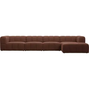 Lucello Muse Rust Modular Sofa with Ottoman - 5 Piece by James Lane, a Sofas for sale on Style Sourcebook