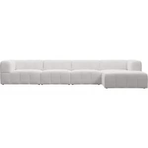 Lucello Muse Frost Modular Sofa with Ottoman - 5 Piece by James Lane, a Sofas for sale on Style Sourcebook