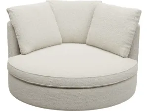 Adore Boucle Ivory Swivel Chair by James Lane, a Chairs for sale on Style Sourcebook