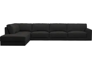 Monica California Charcoal Sofa - 6 Seater LAF Terminal by James Lane, a Sofas for sale on Style Sourcebook