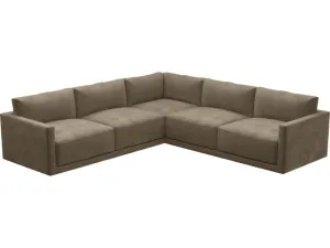 Haven Tribute Walnut Corner Sofa - 7 Seater by James Lane, a Sofas for sale on Style Sourcebook