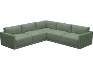Haven Tribute Dark Jade Corner Sofa - 7 Seater by James Lane, a Sofas for sale on Style Sourcebook