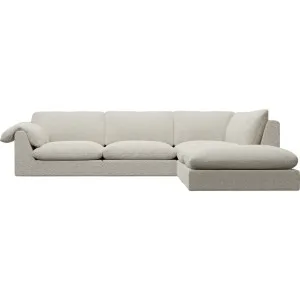 Ludlow Boucle Ivory Sofa - 5 Seater RAF Terminal by James Lane, a Sofas for sale on Style Sourcebook