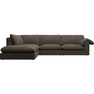 Ludlow Muse Mink Sofa - 5 Seater LAF Terminal by James Lane, a Sofas for sale on Style Sourcebook
