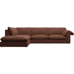 Ludlow Muse Rust Sofa - 5 Seater LAF Terminal by James Lane, a Sofas for sale on Style Sourcebook