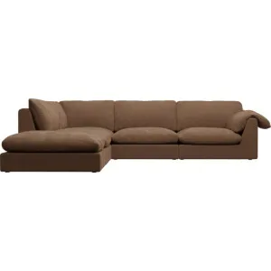 Ludlow Tribute Chestnut Sofa - 5 Seater LAF Terminal by James Lane, a Sofas for sale on Style Sourcebook
