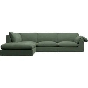 Ludlow Tribute Dark Jade Sofa - 5 Seater LAF Terminal by James Lane, a Sofas for sale on Style Sourcebook