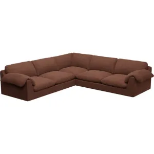 Ludlow Muse Rust Corner Sofa - 5 Seater by James Lane, a Sofas for sale on Style Sourcebook