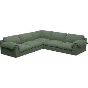 Ludlow Tribute Dark Jade Corner Sofa - 5 Seater by James Lane, a Sofas for sale on Style Sourcebook