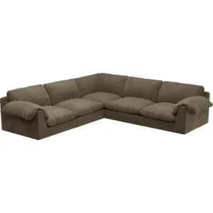 Ludlow Tribute Walnut Corner Sofa - 5 Seater by James Lane, a Sofas for sale on Style Sourcebook
