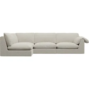 Ludlow Boucle Ivory Sofa - 4 Seater LAF Terminal by James Lane, a Sofas for sale on Style Sourcebook