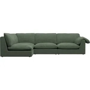 Ludlow Tribute Dark Jade Sofa - 4 Seater LAF Terminal by James Lane, a Sofas for sale on Style Sourcebook
