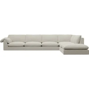 Ludlow Boucle Ivory Sofa - 6 Seater RAF Terminal by James Lane, a Sofas for sale on Style Sourcebook