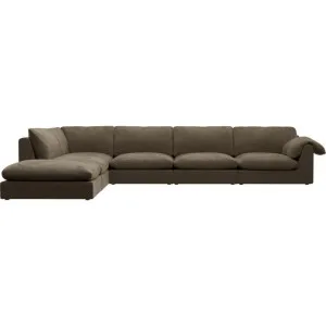 Ludlow Tribute Walnut Sofa - 6 Seater LAF Terminal by James Lane, a Sofas for sale on Style Sourcebook