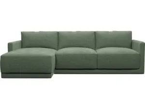 Haven Apt Tribute Dark Jade Chaise Sofa by James Lane, a Sofas for sale on Style Sourcebook
