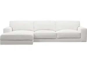 Monica Noa Fog Chaise Sofa - 3 Seater by James Lane, a Sofas for sale on Style Sourcebook