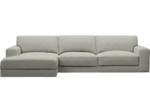 Monica Toorak Pebble Chaise Sofa - 3 Seater by James Lane, a Sofas for sale on Style Sourcebook