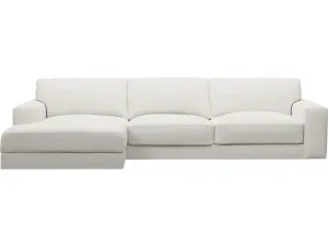 Monica Tribute Ice Chaise Sofa - 3 Seater by James Lane, a Sofas for sale on Style Sourcebook